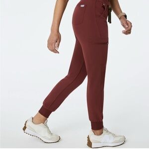 Figs Women's Burgundy Jogger Pants